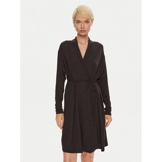 Calvin Klein Underwear Szlafrok 000QS7283E Czarny ze sklepu MODIVO w kategorii Szlafroki damskie - zdjęcie 182745849
