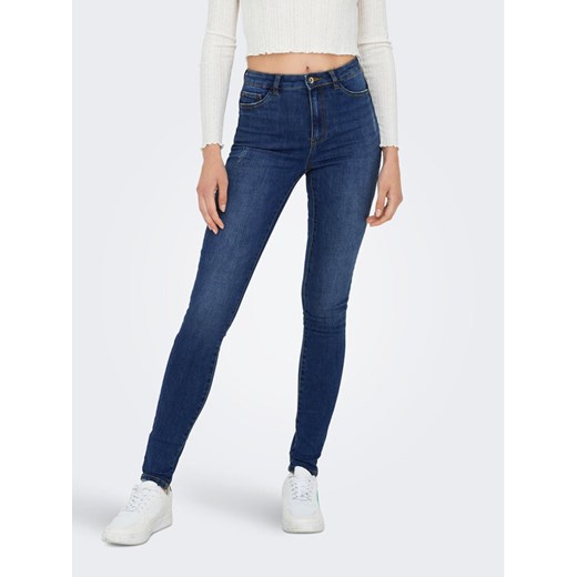 ONLY Jeansy 15292693 Niebieski Skinny Fit ze sklepu MODIVO w kategorii Jeansy damskie - zdjęcie 182745856
