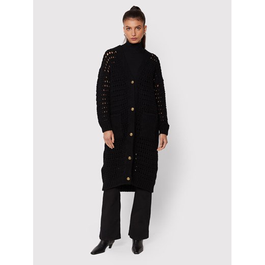 Pinko Kardigan Mimosa 1G18C6 A0AD Czarny Relaxed Fit ze sklepu MODIVO w kategorii Swetry damskie - zdjęcie 182745877