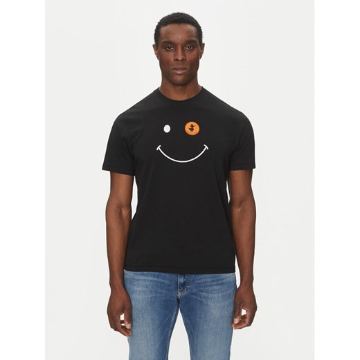 Save The Duck T-Shirt DT1197M BESY20 Czarny Regular Fit ze sklepu MODIVO w kategorii T-shirty męskie - zdjęcie 182745897