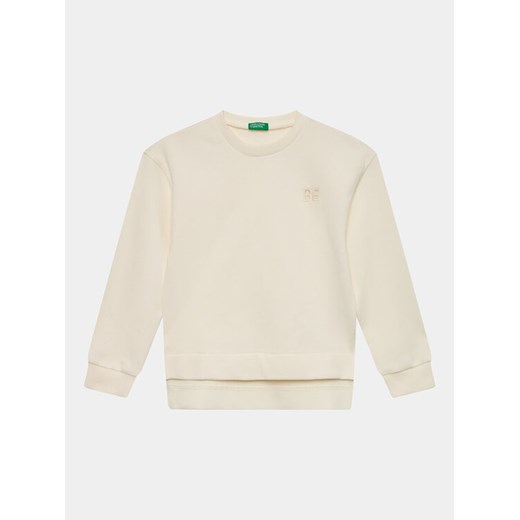 United Colors Of Benetton Bluza 3J68C10E1 Écru Relaxed Fit ze sklepu MODIVO w kategorii Bluzy chłopięce - zdjęcie 182745948