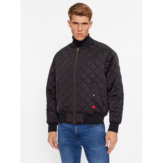 Hugo Kurtka bomber Bonod2341 50496402 Czarny Regular Fit ze sklepu MODIVO w kategorii Kurtki męskie - zdjęcie 182745959