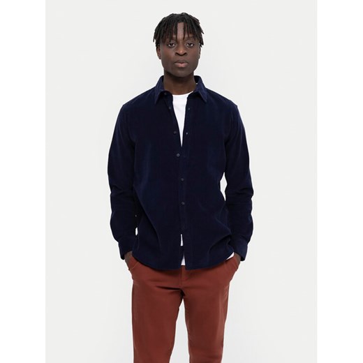 Selected Homme Koszula Gowen 16090182 Granatowy Regular Fit ze sklepu MODIVO w kategorii Koszule męskie - zdjęcie 182746008