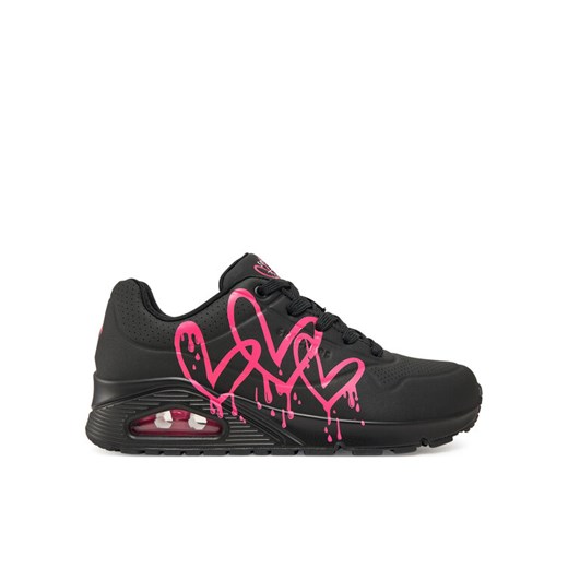 Skechers Sneakersy 177980/BKPK Czarny ze sklepu MODIVO w kategorii Buty sportowe damskie - zdjęcie 182746009