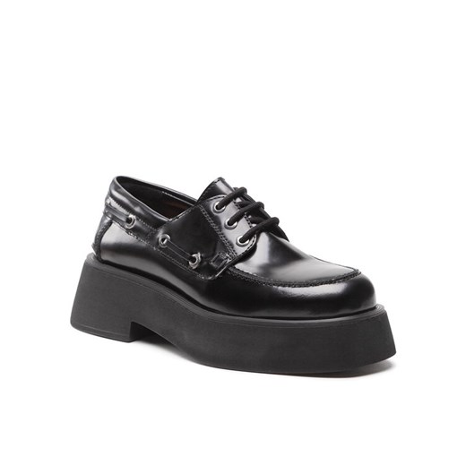 Simple Półbuty SL-30-02-000095 Czarny ze sklepu MODIVO w kategorii Półbuty damskie - zdjęcie 182746025