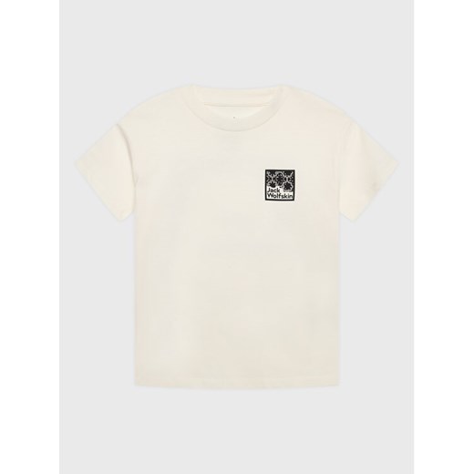 Jack Wolfskin T-Shirt Teen Exploring 1609851 Beżowy Regular Fit ze sklepu MODIVO w kategorii T-shirty chłopięce - zdjęcie 182746037