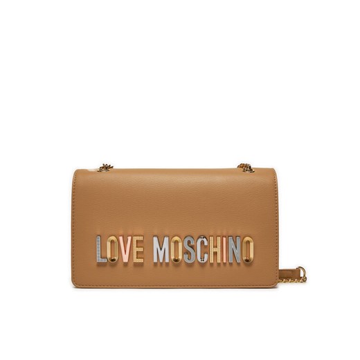 LOVE MOSCHINO Torebka JC4302PP0IKN0226 Brązowy ze sklepu MODIVO w kategorii Kopertówki - zdjęcie 182746046