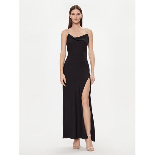 Nissa Sukienka wieczorowa RS14746 Czarny Slim Fit ze sklepu MODIVO w kategorii Sukienki - zdjęcie 182746047