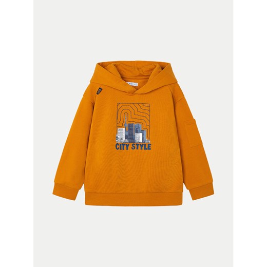 Mayoral Bluza 4453 Pomarańczowy Regular Fit ze sklepu MODIVO w kategorii Bluzy chłopięce - zdjęcie 182746087