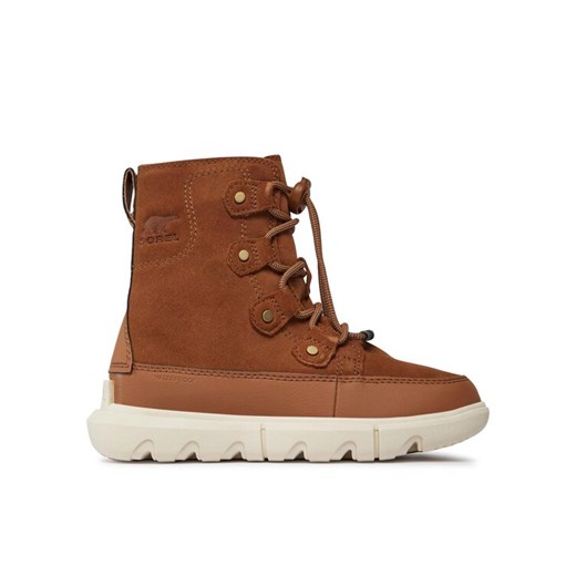 Sorel Śniegowce Youth Sorel Explorer™ Lace Wp NY4897-242 Brązowy ze sklepu MODIVO w kategorii Buty zimowe dziecięce - zdjęcie 182746146