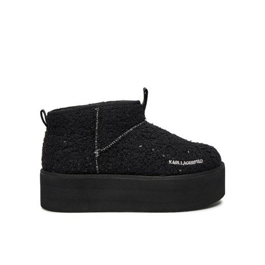 KARL LAGERFELD Botki KL48522W Czarny ze sklepu MODIVO w kategorii Śniegowce damskie - zdjęcie 182746149