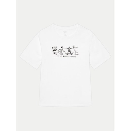 NAME IT T-Shirt Bocalle 13241851 Biały Regular Fit ze sklepu MODIVO w kategorii T-shirty chłopięce - zdjęcie 182746167