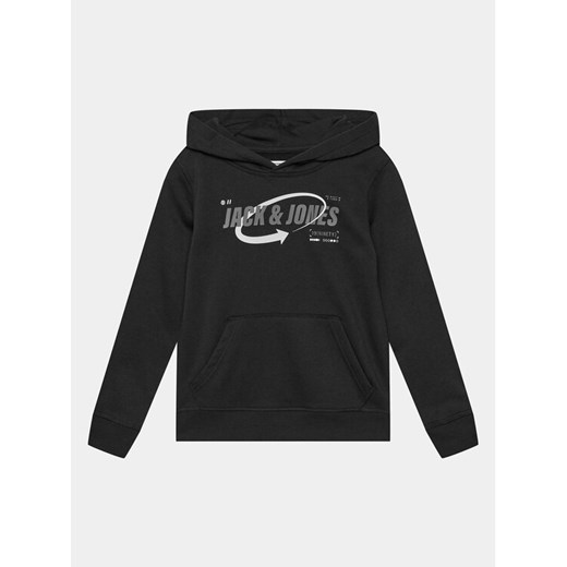 Jack&Jones Junior Bluza 12247700 Czarny Standard Fit ze sklepu MODIVO w kategorii Bluzy chłopięce - zdjęcie 182746169