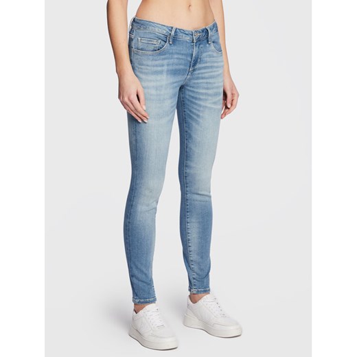 Guess Jeansy Annette W2YA99 D4Q01 Niebieski Skinny Fit ze sklepu MODIVO w kategorii Jeansy damskie - zdjęcie 182746249