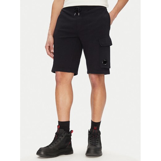 C.P. Company Szorty sportowe 18CMSB101A110044G Granatowy Regular Fit ze sklepu MODIVO w kategorii Spodenki męskie - zdjęcie 182746287