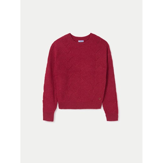 Mayoral Sweter 7303 Czerwony Regular Fit ze sklepu MODIVO w kategorii Swetry dziewczęce - zdjęcie 182746325