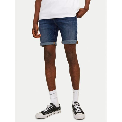 Jack&Jones Szorty jeansowe Jjirick 12250489 Niebieski Regular Fit ze sklepu MODIVO w kategorii Spodenki męskie - zdjęcie 182746346