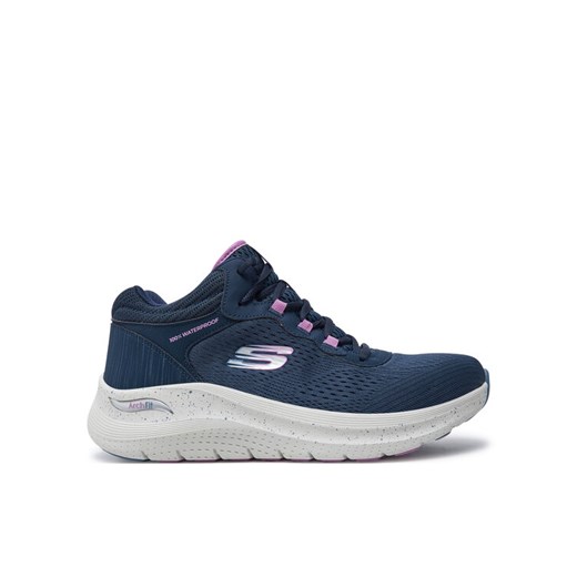 Skechers Sneakersy 150194/NVPR Granatowy ze sklepu MODIVO w kategorii Buty sportowe damskie - zdjęcie 182746357
