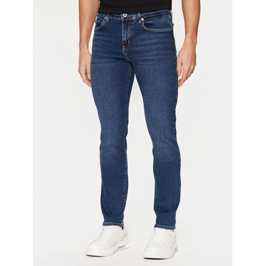 Karl Lagerfeld Jeans Jeansy A1M10005 Granatowy Skinny Fit ze sklepu MODIVO w kategorii Jeansy męskie - zdjęcie 182746457