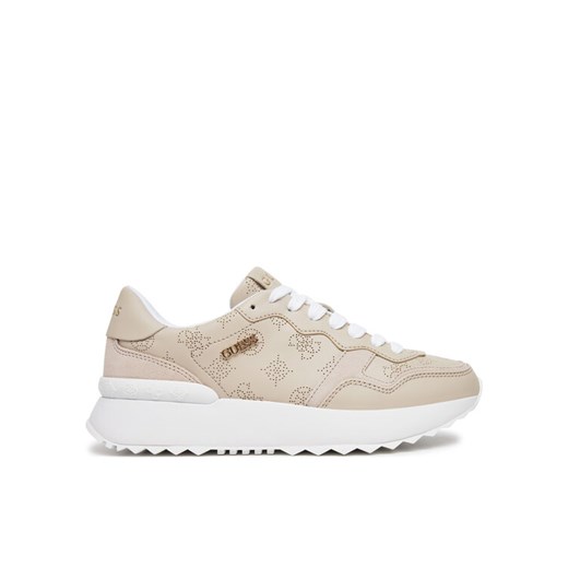 Guess Sneakersy FLPVI3 ELE12 Beżowy ze sklepu MODIVO w kategorii Buty sportowe damskie - zdjęcie 182746475