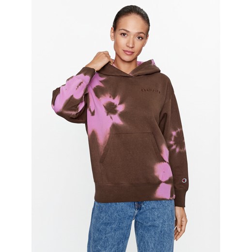 Champion Bluza Hooded Sweatshirt 116753 Różowy Regular Fit ze sklepu MODIVO w kategorii Bluzy damskie - zdjęcie 182746476