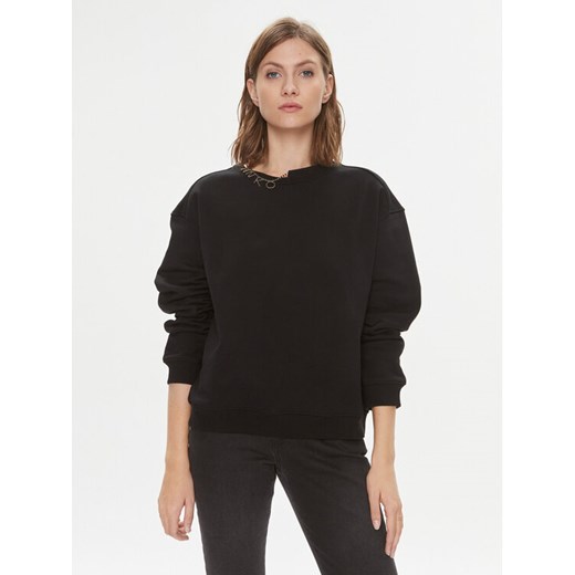 Pinko Bluza Marybell 102294 A1CP Czarny Regular Fit ze sklepu MODIVO w kategorii Bluzy damskie - zdjęcie 182746518