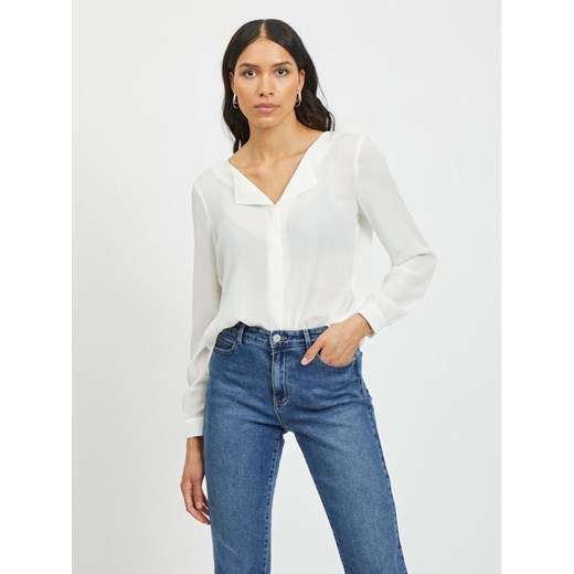 Vila Koszula Lucy 14044253 Biały Relaxed Fit ze sklepu MODIVO w kategorii Koszule damskie - zdjęcie 182746558