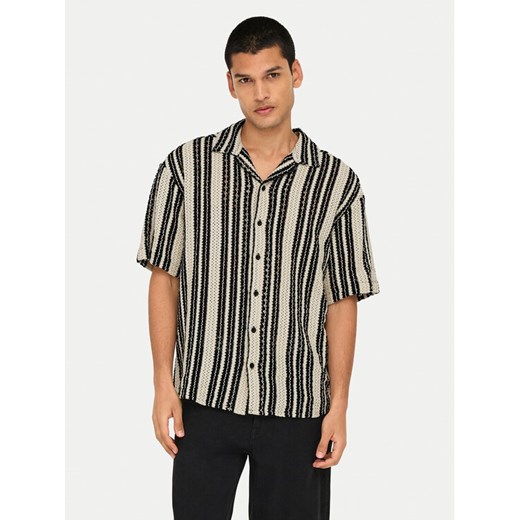 Only & Sons Koszula Dani 22030511 Beżowy Regular Fit ze sklepu MODIVO w kategorii Koszule męskie - zdjęcie 182746587
