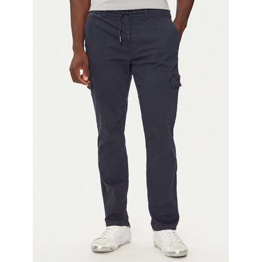 Pepe Jeans Spodnie materiałowe PM211725 Niebieski Slim Fit ze sklepu MODIVO w kategorii Spodnie męskie - zdjęcie 182746595