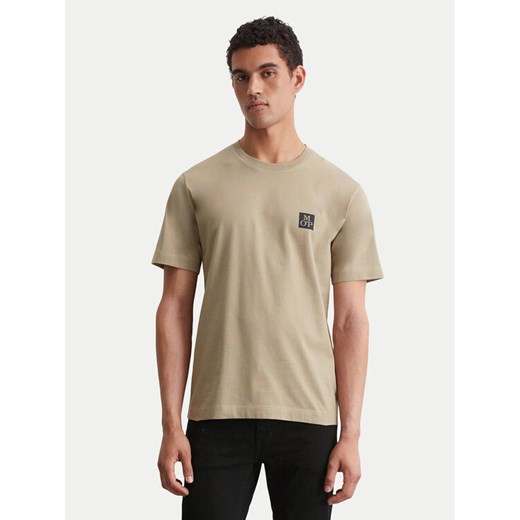 Marc O'Polo T-Shirt 426 2012 51384 Beżowy Regular Fit ze sklepu MODIVO w kategorii T-shirty męskie - zdjęcie 182746617