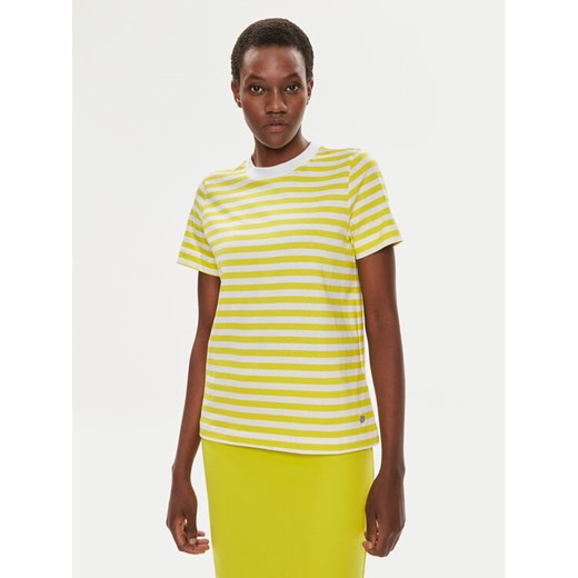 Tamaris Apparel T-Shirt Dabra TAW0892 Żółty Regular Fit ze sklepu MODIVO w kategorii Bluzki damskie - zdjęcie 182746638