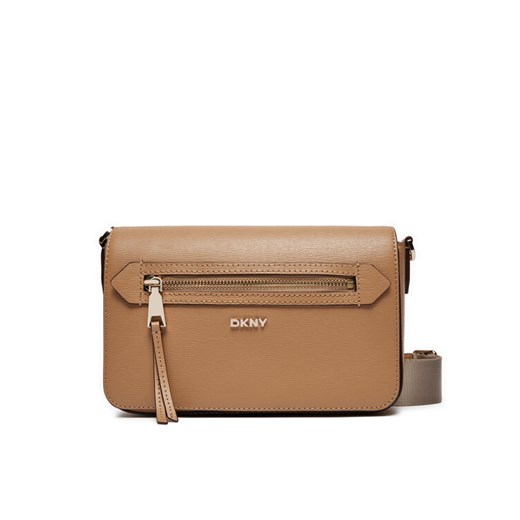 DKNY Torebka Bryant Ave Md Flap C R42E3E21 Brązowy ze sklepu MODIVO w kategorii Listonoszki - zdjęcie 182746648