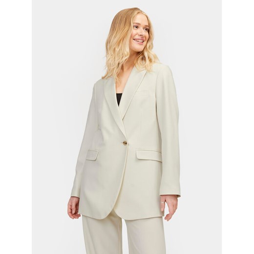 JJXX Marynarka Mary 12200590 Écru Regular Fit ze sklepu MODIVO w kategorii Marynarki damskie - zdjęcie 182746699