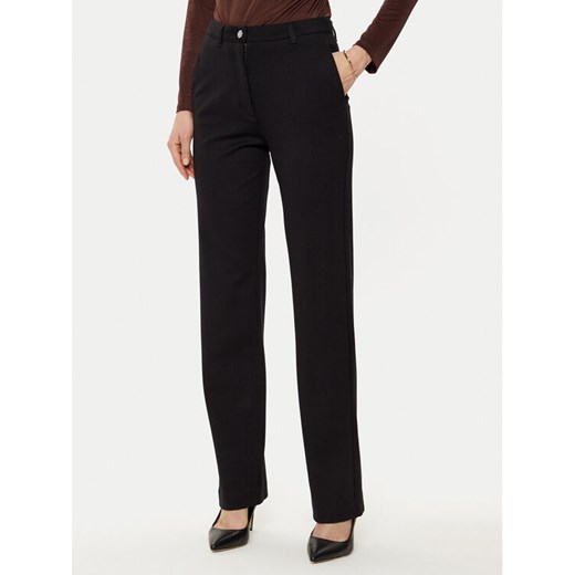 Guess Spodnie materiałowe W5RB30 KCMU2 Czarny Regular Fit ze sklepu MODIVO w kategorii Spodnie damskie - zdjęcie 182746708