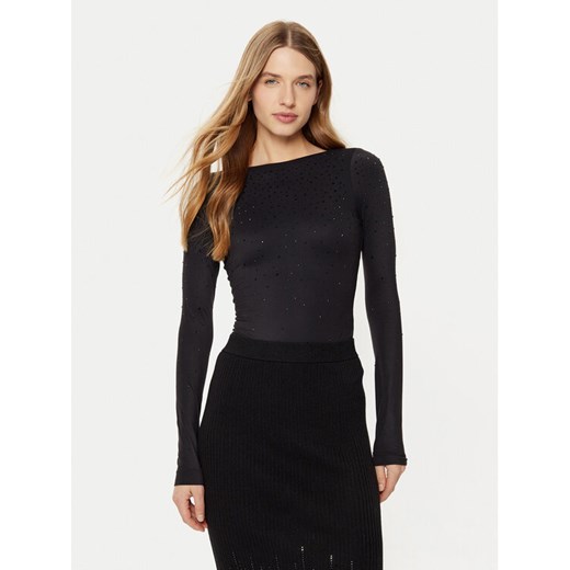 Guess Body W5RP09 KCDE0 Czarny Slim Fit ze sklepu MODIVO w kategorii Bluzki damskie - zdjęcie 182746838