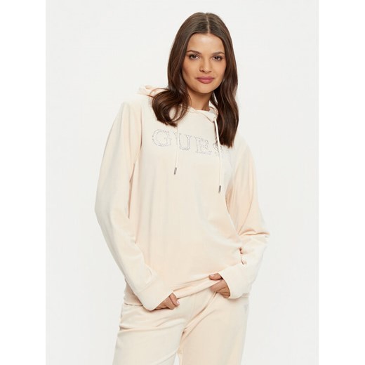 Guess Bluza V4RQ25 KBXI2 Écru Regular Fit ze sklepu MODIVO w kategorii Bluzy damskie - zdjęcie 182746935