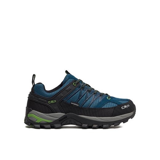 CMP Trekkingi Rigel Low Trekking Wp 3Q54457 Niebieski ze sklepu MODIVO w kategorii Buty trekkingowe męskie - zdjęcie 182746939