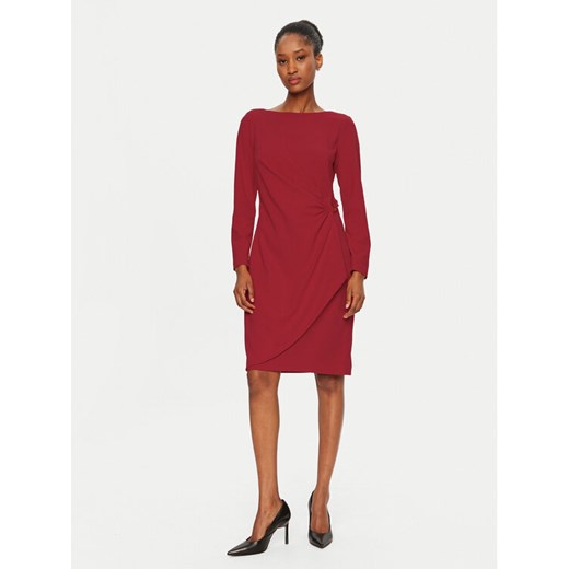 DKNY Sukienka koktajlowa DD4H1242 Czerwony Slim Fit ze sklepu MODIVO w kategorii Sukienki - zdjęcie 182746999