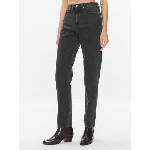 Calvin Klein Jeans Jeansy Authentic J20J222442 Czarny Slim Fit ze sklepu MODIVO w kategorii Jeansy damskie - zdjęcie 182747089
