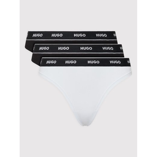 Hugo Komplet 3 par stringów 50469681 Kolorowy ze sklepu MODIVO w kategorii Majtki damskie - zdjęcie 182747145