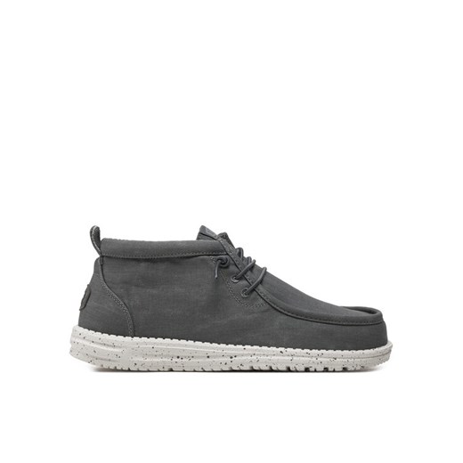 Hey Dude Mokasyny Wally Mid Canvas 40701-030 Szary ze sklepu MODIVO w kategorii Mokasyny męskie - zdjęcie 182747146