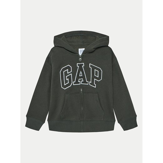 Gap Bluza 645395-01 Zielony Relaxed Fit ze sklepu MODIVO w kategorii Bluzy chłopięce - zdjęcie 182747149