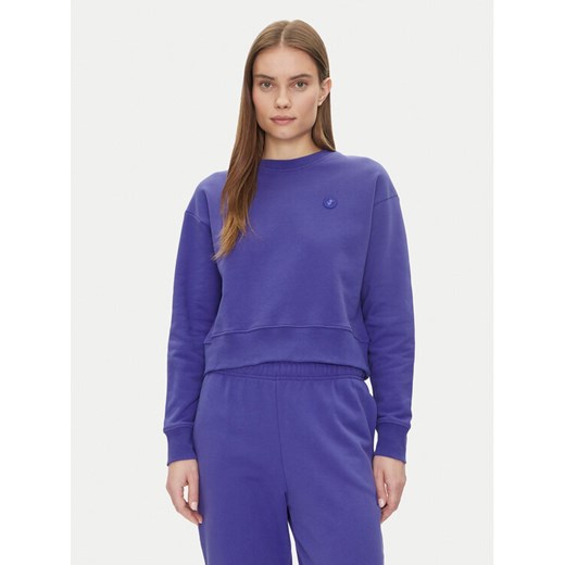 Save The Duck Bluza DF1180W CLEE20 Fioletowy Relaxed Fit ze sklepu MODIVO w kategorii Bluzy damskie - zdjęcie 182747168