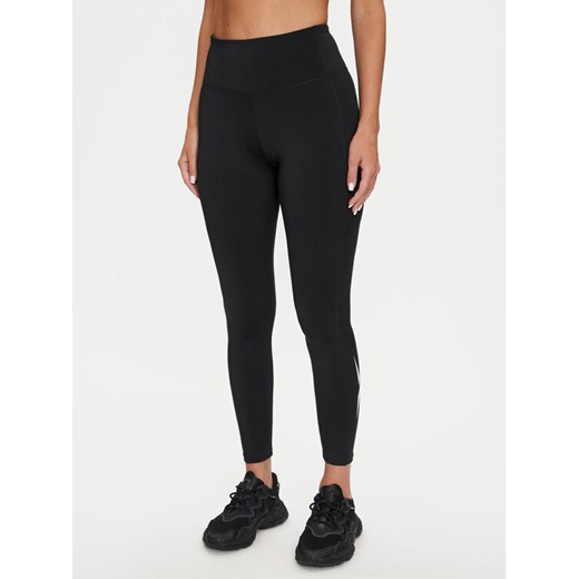 Reebok Legginsy Train BL Tight 100075417 Czarny Slim Fit ze sklepu MODIVO w kategorii Spodnie damskie - zdjęcie 182747357