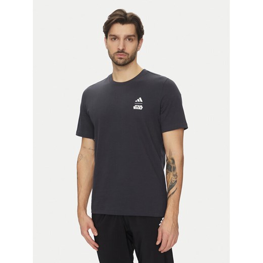 adidas T-Shirt Star Wars The Mandalorian™ JI5716 Szary Regular Fit ze sklepu MODIVO w kategorii T-shirty męskie - zdjęcie 182747396