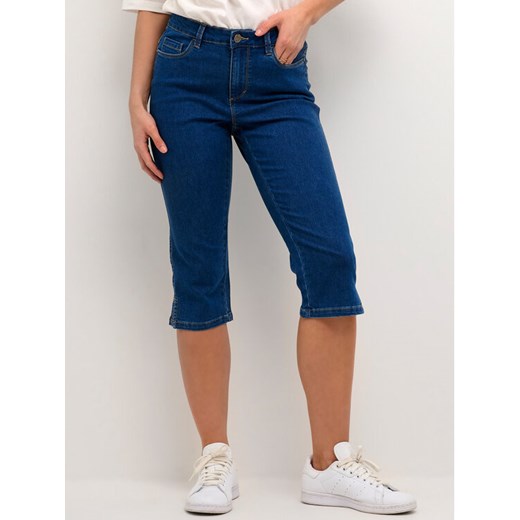 Kaffe Spodnie capri Vicky 10505521 Niebieski Slim Fit ze sklepu MODIVO w kategorii Szorty - zdjęcie 182747408