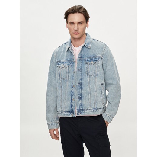 Gap Kurtka jeansowa 819666-00 Niebieski Regular Fit ze sklepu MODIVO w kategorii Kurtki męskie - zdjęcie 182747487
