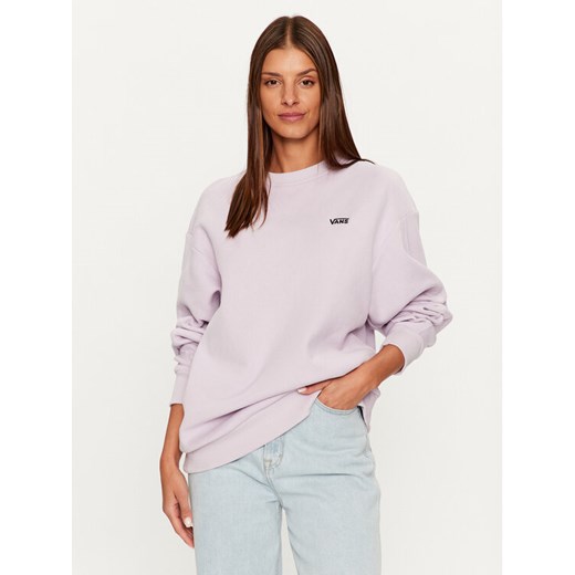 Vans Bluza Comfycush Crew VN000458 Fioletowy Regular Fit ze sklepu MODIVO w kategorii Bluzy damskie - zdjęcie 182747496
