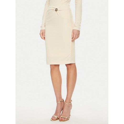 Guess Spódnica midi W5RD53 KAQL2 Beżowy Regular Fit ze sklepu MODIVO w kategorii Spódnice - zdjęcie 182747527