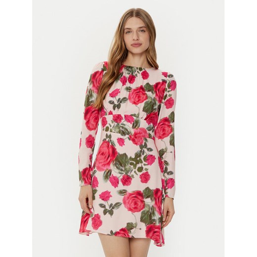 Guess Sukienka codzienna W5RK39 WGLC2 Różowy Regular Fit ze sklepu MODIVO w kategorii Sukienki - zdjęcie 182747528